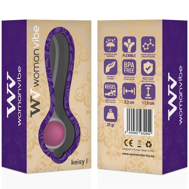 WOMANVIBE - GEISHA DE SILICONA KEISY I BALL - ROSA