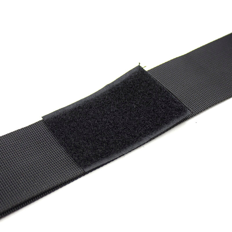 OHMAMA FETISH - ESPACIADOR DE BARRA SUAVE CON RESTRICCIONES DE MUÑECAS DE NYLON COMPLETAS