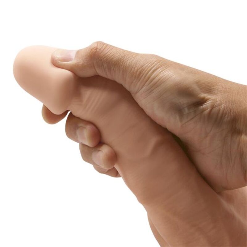BAILE - HERMOSO ENCUENTRO BAHAMUT DILDO REALISTA FLEXIBLE 21,8 CM NATURAL
