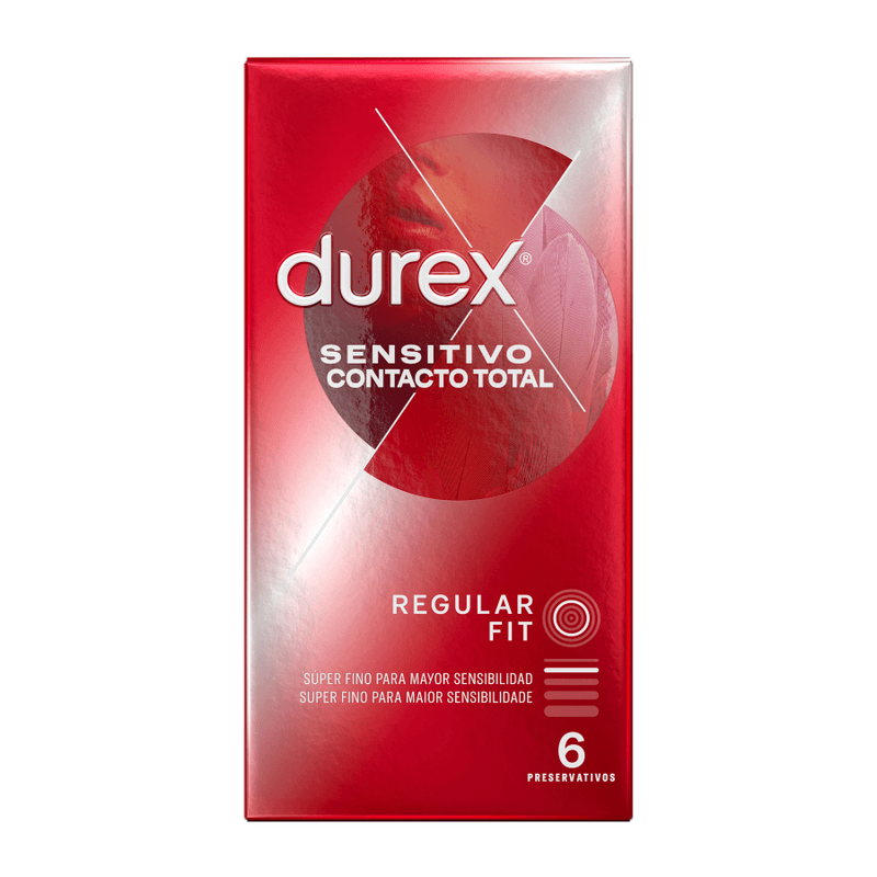 DUREX - CONTATO SENSÍVEL TOTAL 6 UNIDADES - Intimate Vibes