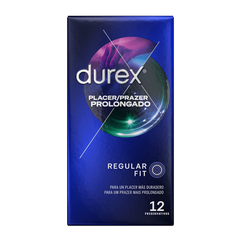 DUREX - PRAZER PROLONGADO ATRASADO 12 UNIDADES - Intimate Vibes