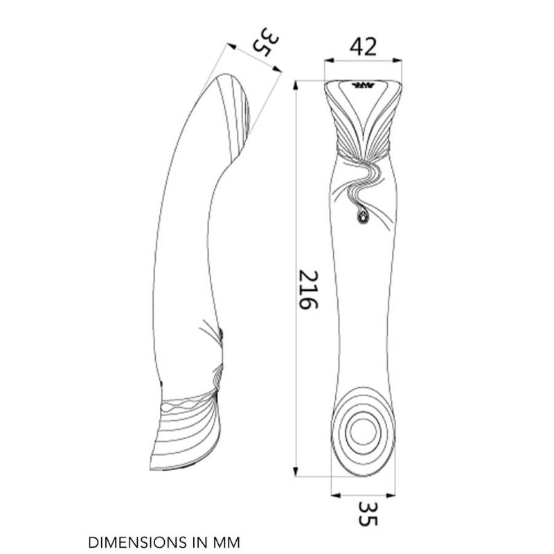 ZALO - VIBRADOR ELÉCTRICO QUEEN G-SPOT PULS WAVE PÚRPURA