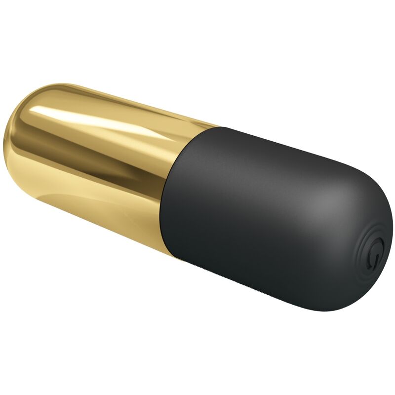 VIBRADOR BALA RECARREGVEL DOURADO