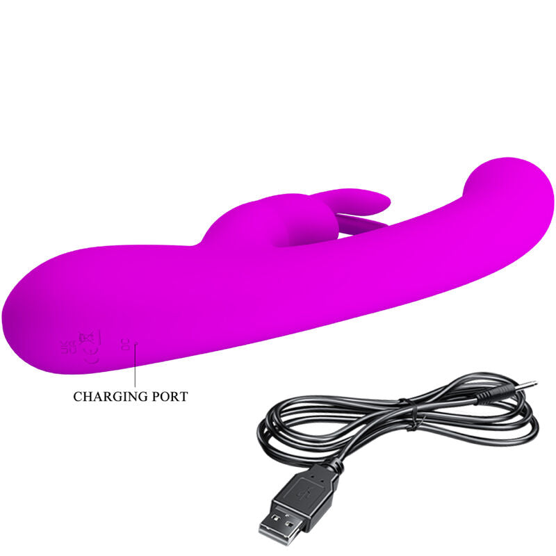 PRETTY LOVE - VIBRADOR PUNTO G CONEJO LAMAR Y VIOLETA