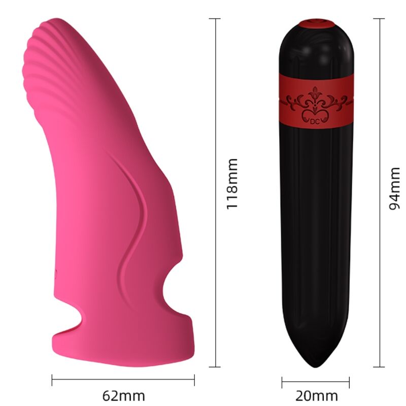 AURORA VIBRADOR DEDO FÚCSIA