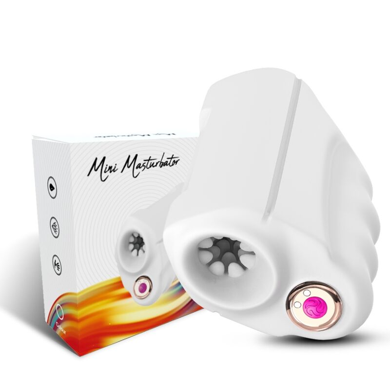 ARMONY - MASTURBADOR MAESTRO Y VIBRADOR BLANCO