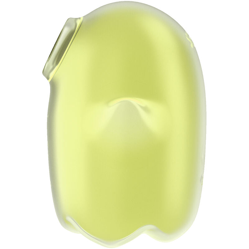 SATISFYER - VIBRADOR AMARILLO Y PULSADOR DE AIRE FANTASMA BRILLANTE