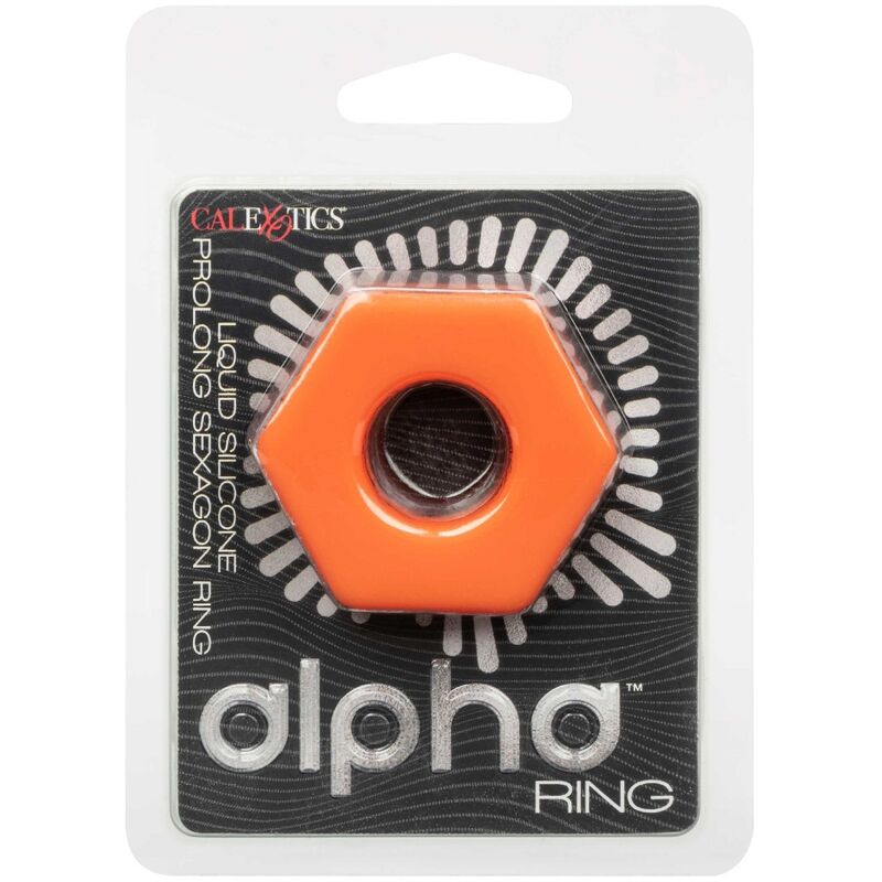 CALEXOTICS - ANILLO ALPHA PROLONGADOR SEXAGON NARANJA
