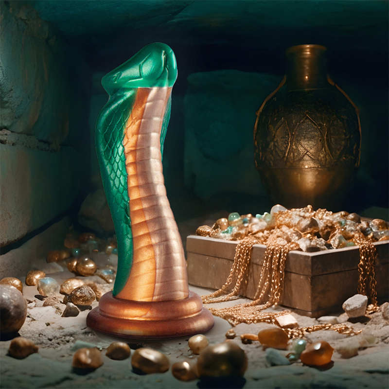 ÉPICO - DILDO PITÓN SERPIENTE VERDE
