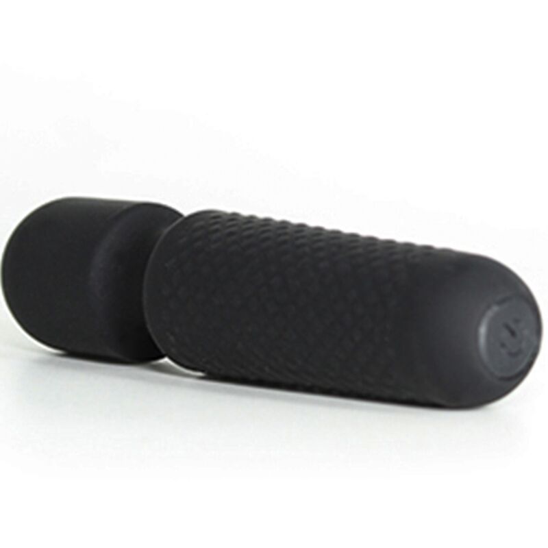 ARMONY - TU MASAJEADOR MÁGICO Y VIBRADOR RECARGABLE 10 VIBRACIONES VARITA DOTS NEGRO
