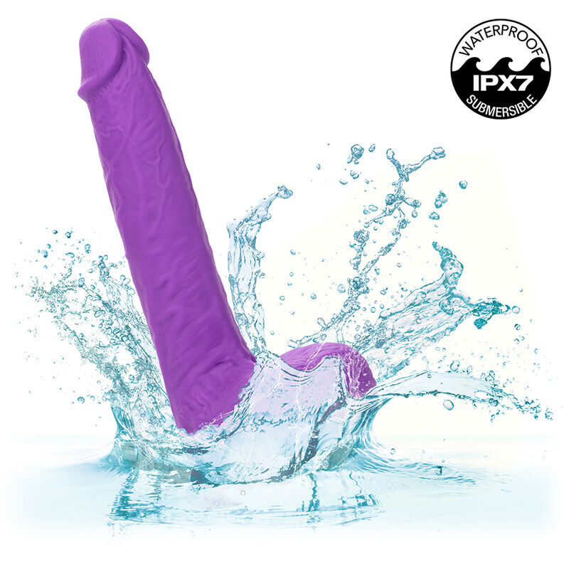 CALEXOTICS - VIBRADOR ROTATIVO Y RECARGABLE STUDS 10 VIBRACIONES MORADO