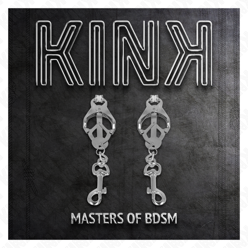KINK - PINZAS DE TRÉBOL JAPONESAS CON GANCHOS DE PLATA