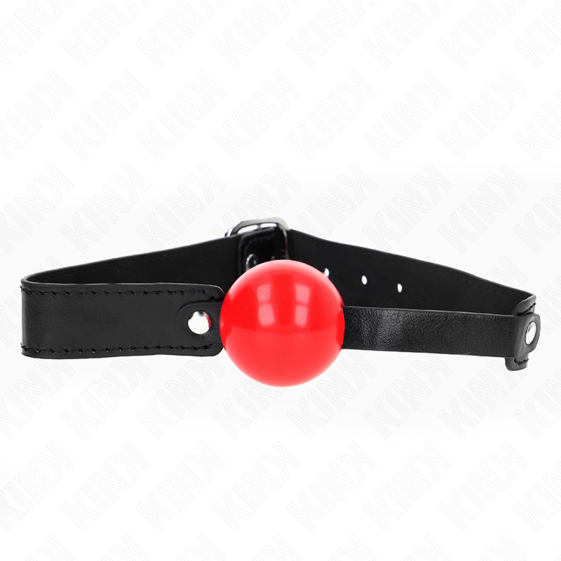 KINK - MORDAZA DE BOLA TPE SUAVE DE 4 CM MODELO 1 66 x 2,5 CM AJUSTABLE 41-61 CM