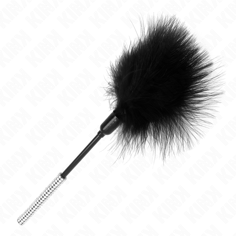 KINK - PLUMAS PARA HACER COSQUILLAS CON MANGO DE STRASS 27 CM