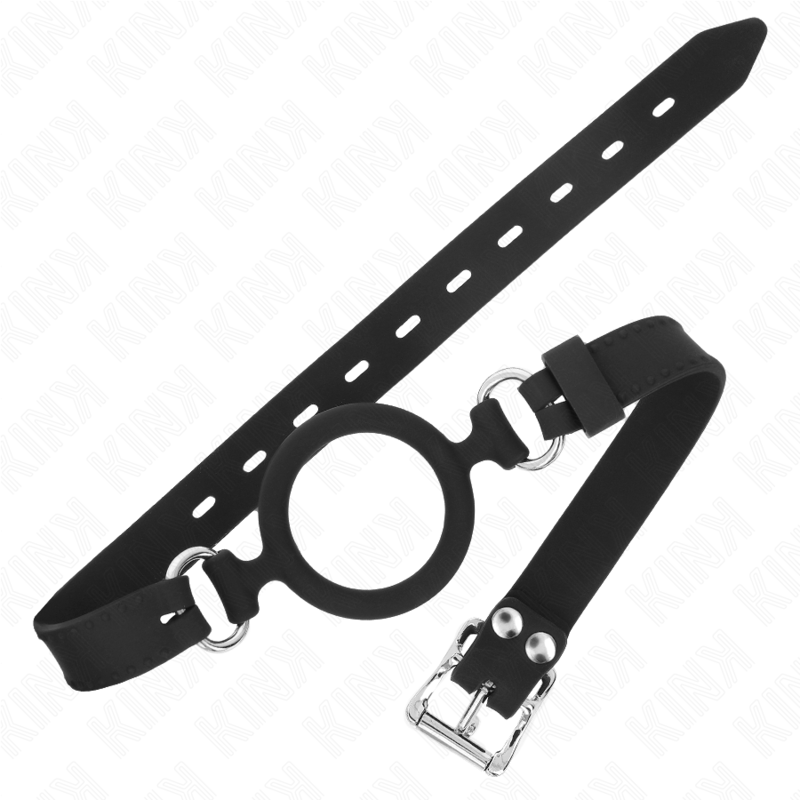 KINK - MORDAZA CON ANILLO TÓRICO DE SILICONA DE 5 CM 56 CM