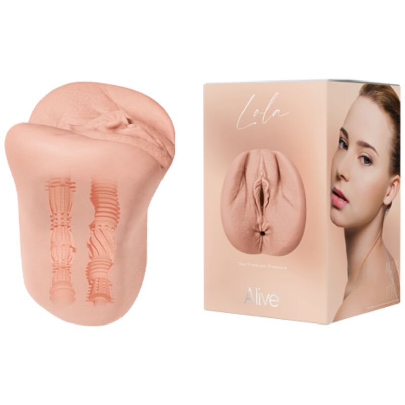 ALIVE - MASTURBADOR VAGINAL MASCULINO FLEXIBLE TALLA M