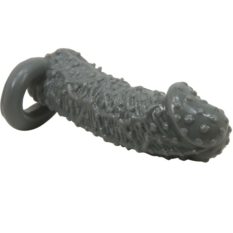 PRETTY LOVE - FUNDA REALISTA PARA AMPLIACIÓN Y RETARDAMIENTO DE PENE MODELO 2 GRIS