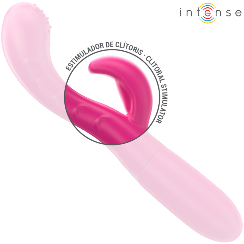 INTENSE - AMARA VIBRADOR CON LENGUA ESTIMULANTE 10 VIBRACIONES ROSA