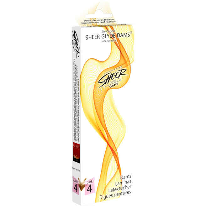 SHEER GLYDE - HOJAS DE LÁTEX PARA PRESAS SEXO ORAL FRESA