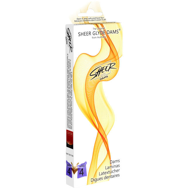 SHEER GLYDE - HOJAS DE LÁTEX PARA PRESAS SEXO ORAL AMORES SALVAJES