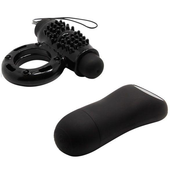 BAILE - ANEL DE CONTROLE REMOTO PRETO 20V - Intimate Vibes