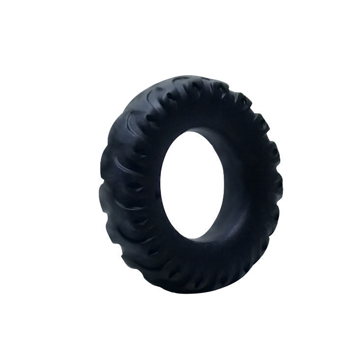ANILLO TITAN NEGRO VERDE DANZA 2 CM