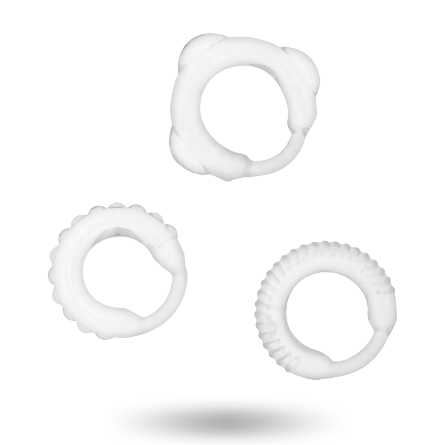 JUGUETES ADICTIVOS - JUEGO DE ANILLOS C TRANSPARENTES