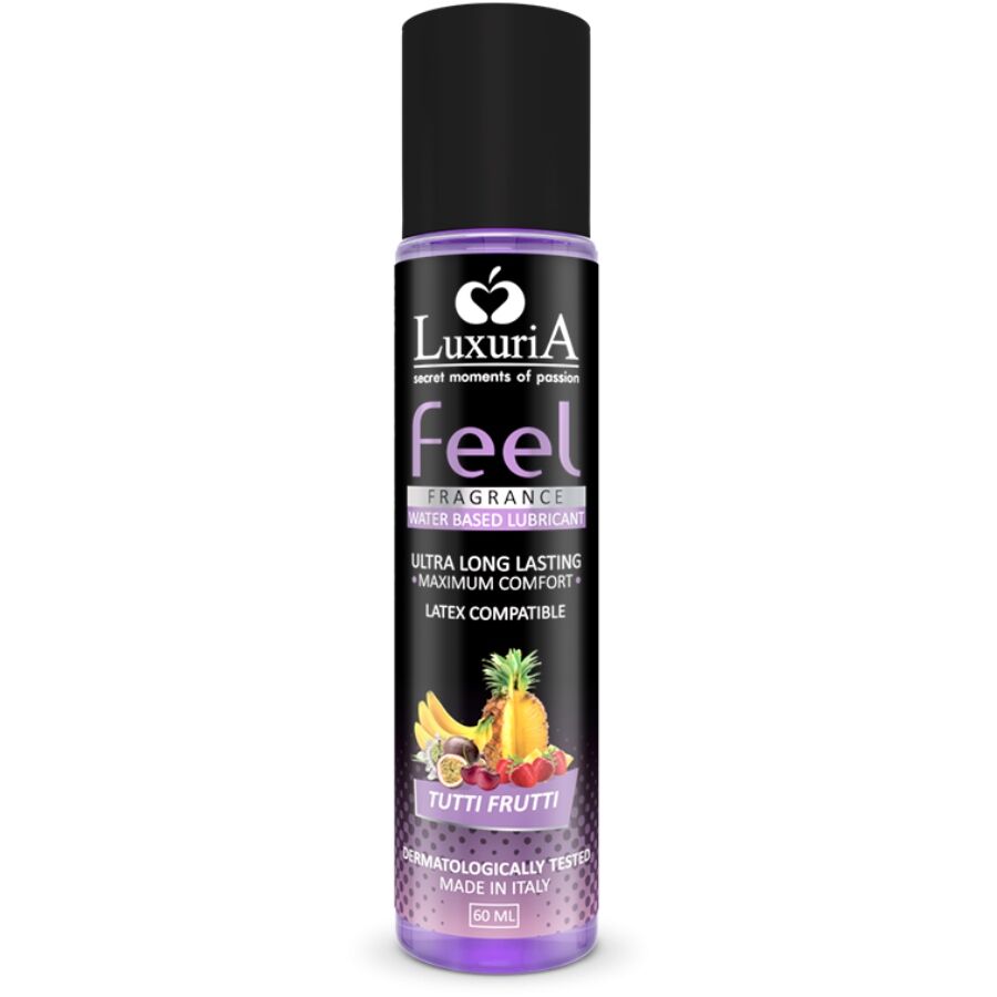 INTIMATELINE - LUBRICANTE A BASE DE AGUA LUXURIA FEEL TUTTI FRUTI 60 ML