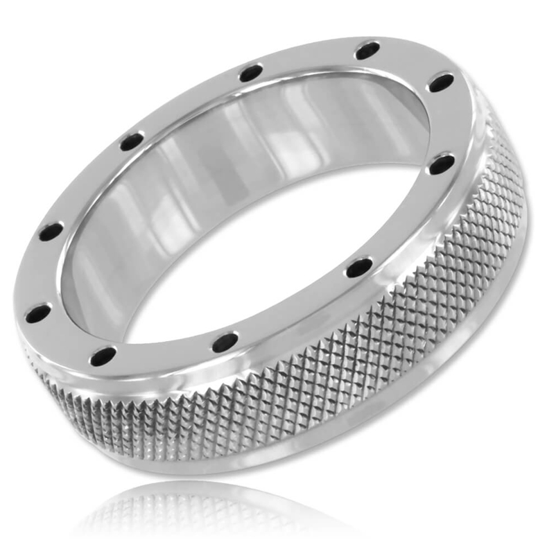 METAL HARD - ANILLO DE METAL PARA PENE Y TESTICULOS 40MM