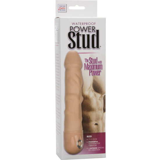 CALEXOTICS - VIBRADOR DE PIEL CON VARILLA POWER STUD