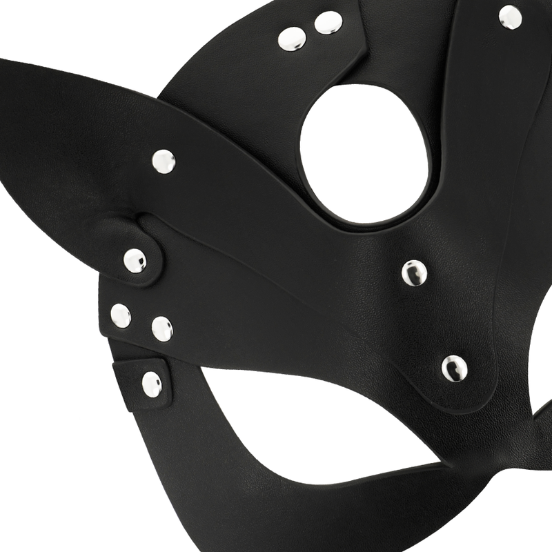 COQUETTE CHIC DESIRE - MASCARILLA DE CUERO VEGANO CON OREJAS DE GATO