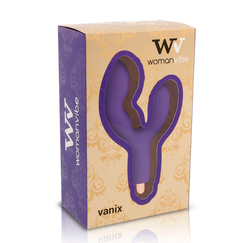 WOMANVIBE - ESTIMULADOR VIBRADOR DE SILICONA VANIX