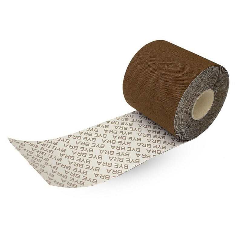BYE-BRA - CINTA CORPORAL 5 MX 6,5 CM + 3 PARES CUBREPEZONES MARRONES