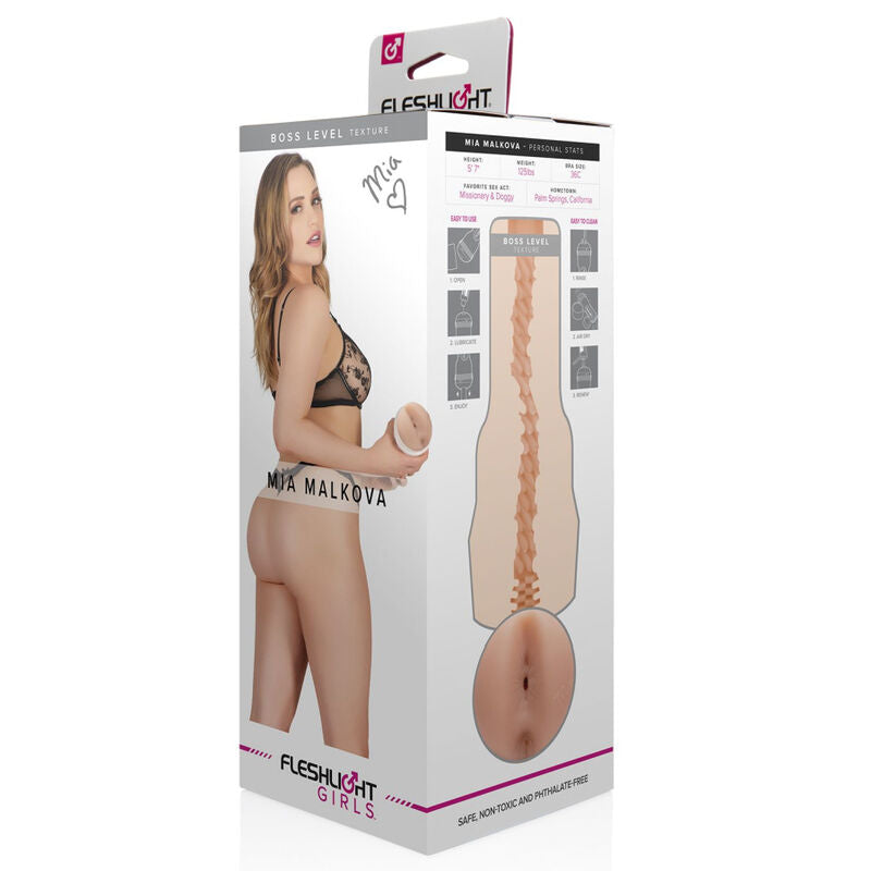 FLESHLIGHT GIRLS - MIA MALKOVA MASTURBADOR ANAL  (TEXTURA INTENSA)