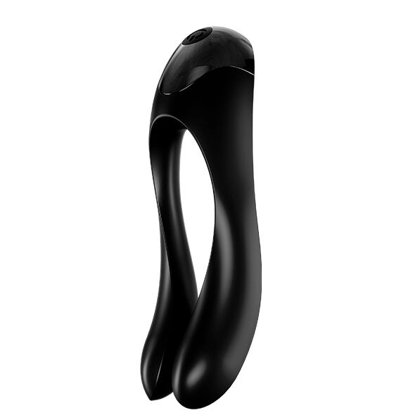 SATISFYER - VIBRADOR DE DEDO CANDY CANE ORANGE