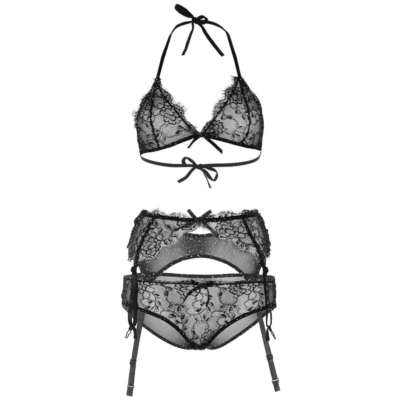 LEG AVENUE - CONJUNTO DE TRES PICOS SHINNY M