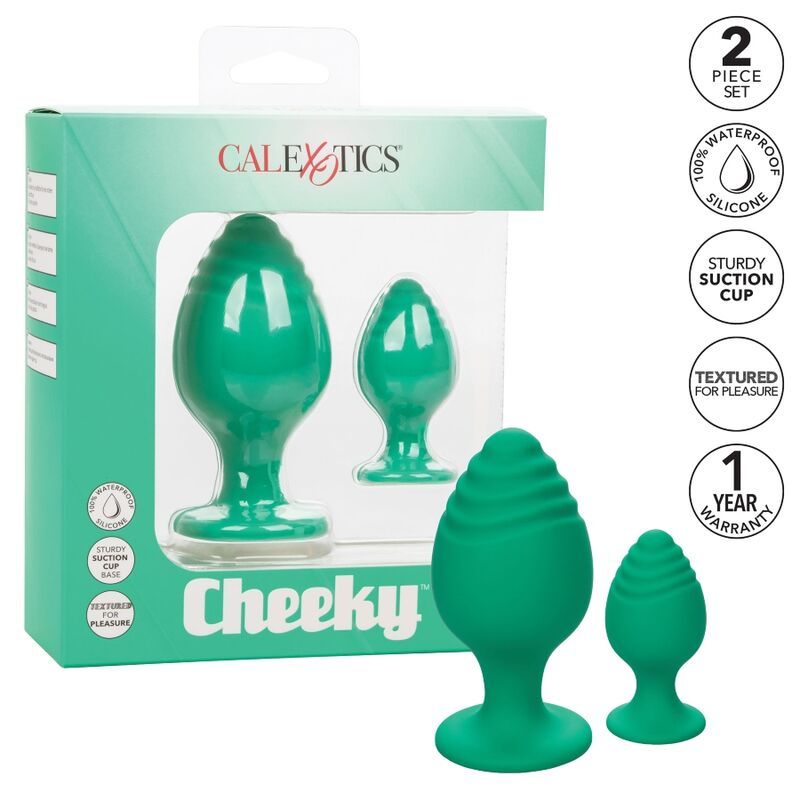 CALEXOTICS - BUTTPLUG CHEEKY GREEN
