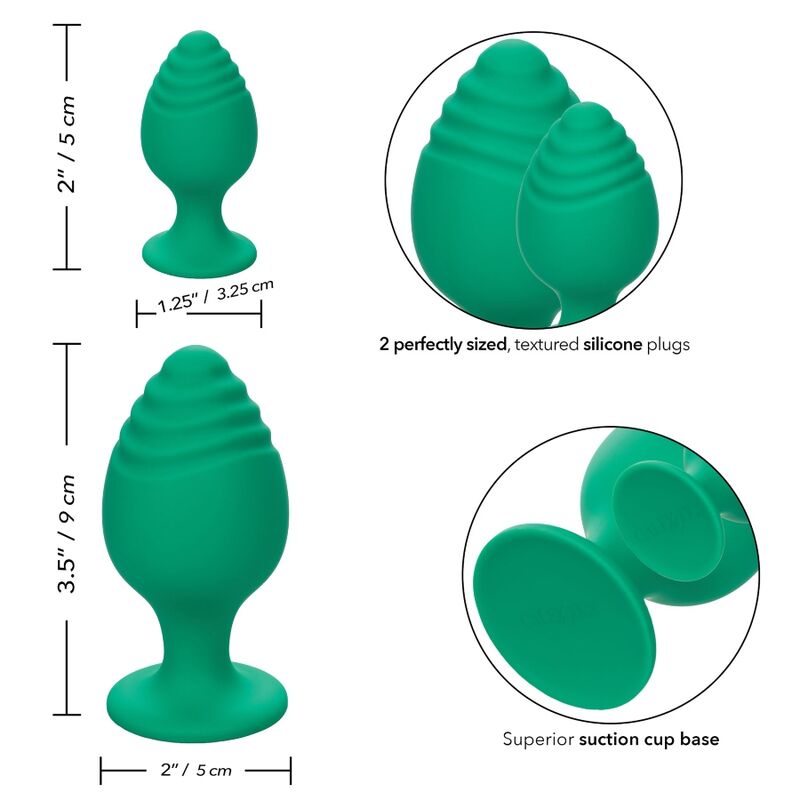 CALEXOTICS - BUTTPLUG CHEEKY GREEN
