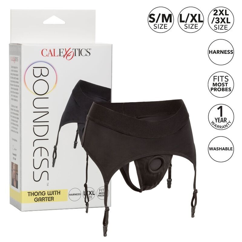 CALEXOTICS - TANGA BOUNDLESS CON LIGA L/XL