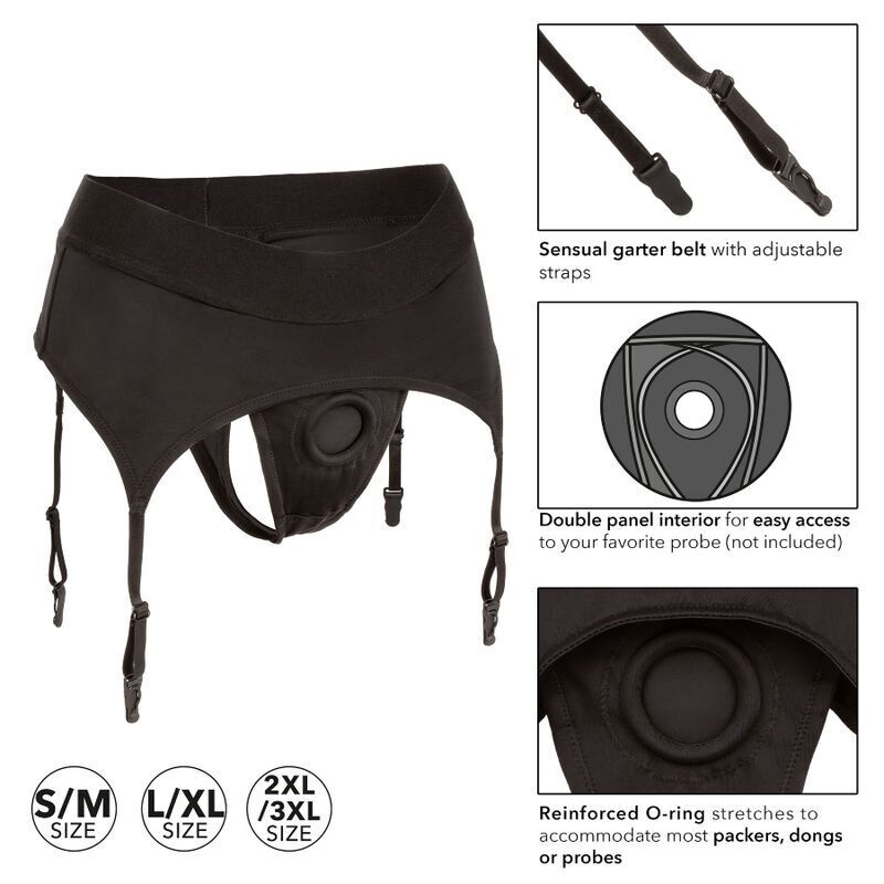 CALEXOTICS - TANGA BOUNDLESS CON LIGA S/M