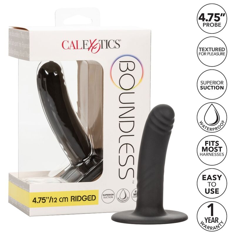 CALEXOTICS - DILDO BOUNDLESS DE 12 CM COMPATIBLE CON ARNÉS