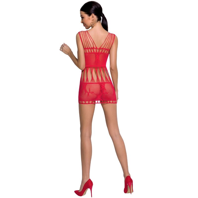 PASIÓN - MUJER BS090 BODYSTOCK ROJO TALLA ÚNICA