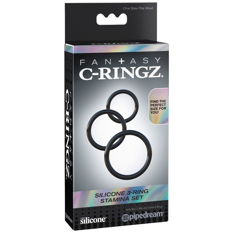 FANTASY C-RINGZ - SET DE 3 ANILLOS DE SILICONA