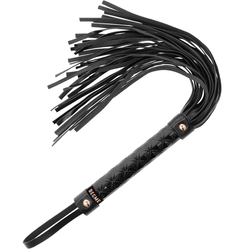BEGME - FLOGGER DE CUERO VEGANO EDICIÓN NEGRA