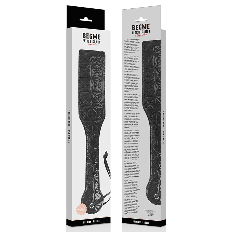 BEGME - REMO DE CUERO VEGANO EDICIÓN NEGRA