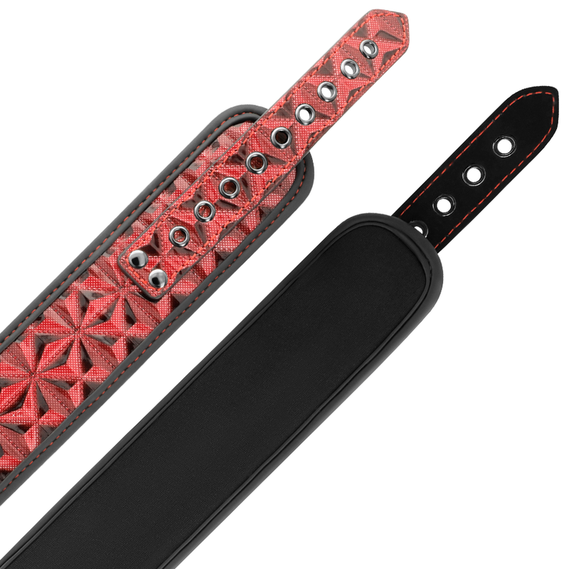 BEGME - COLLAR EDICIÓN ROJA CON BRAZALETES CON FORRO DE NEOPRENO