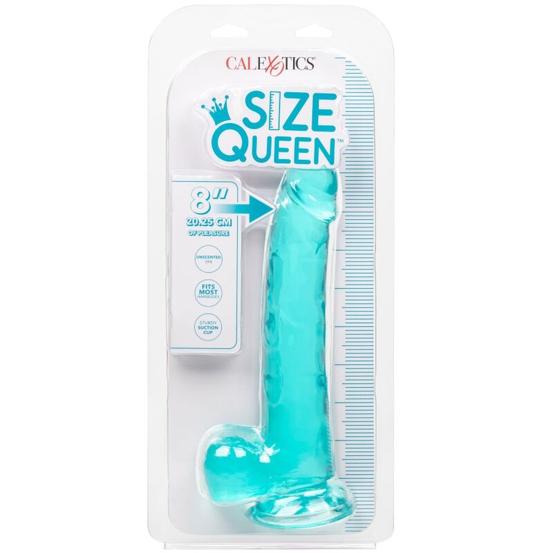 CALEXOTICS - DILDO QUEEN SIZE AZUL 20,3 CM