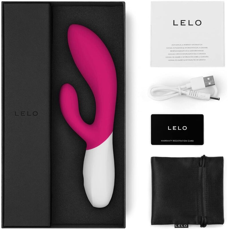 LELO - VIBRADOR ESPECIAL DE LUJO INA WAVE 2 MOVIMIENTO CERISE