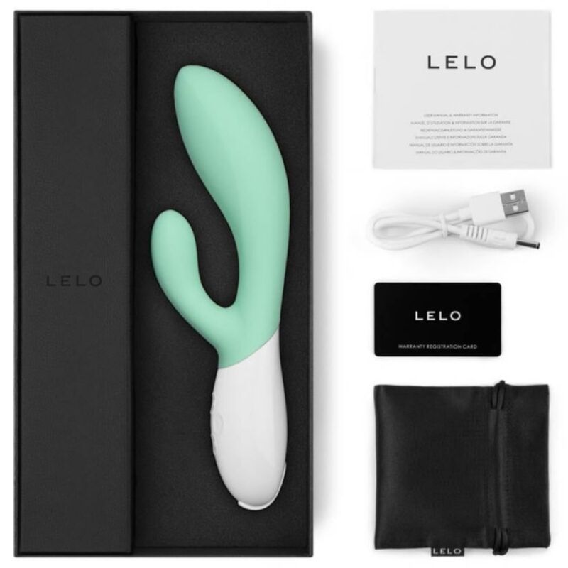 LELO - INA 3 VIBRADOR CONEJO VERDE ALGAS DE LUJO