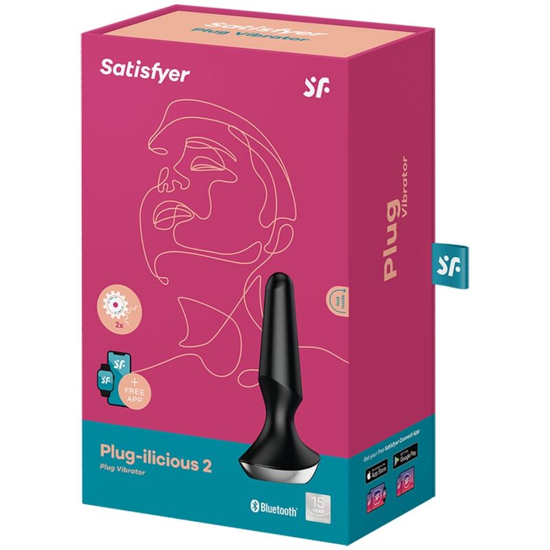 SATISFYER - VIBRADOR ILICIOUS 2 PLUG NEGRO